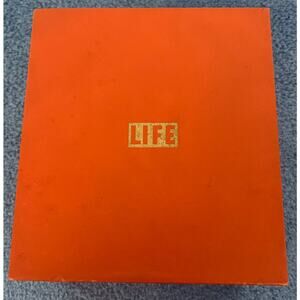 Vtg Time Life Hinged Recipe Card Box 1960's Full of Printed Recipe Cards